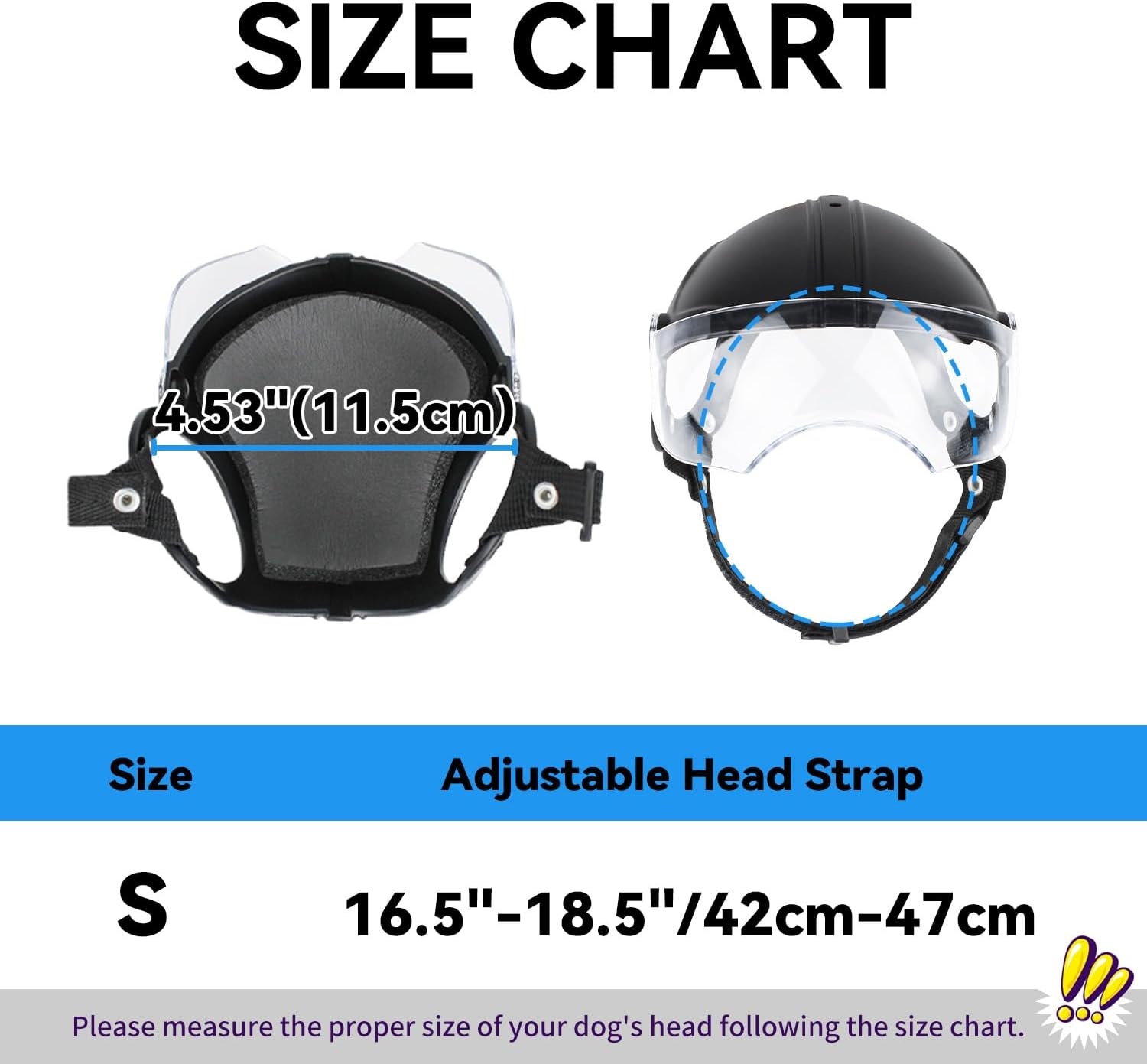 image:imageEnjoying Dog Helmet with Clear Lens and Ear Holes Pet Motorcycle Helmet Dog Hats for Small to Medium Dogs Outdoor RidingDrivingWalkingClassic Clear Lens