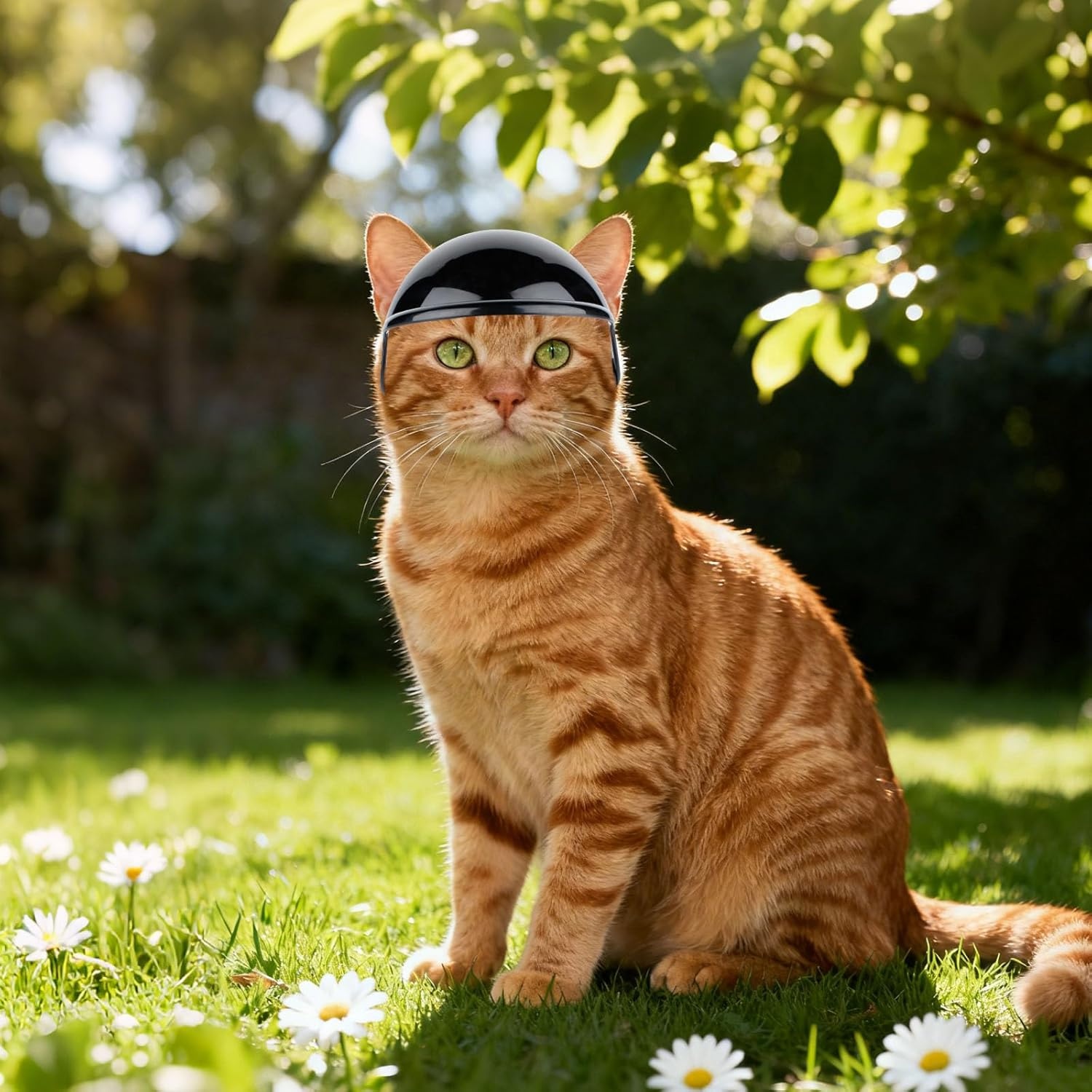 image:imageEnjoying Dog Helmets for ExtraSmall to Small Dogs Chihuahua Mixed Helmet Tiny to Small Dog Helmet Cat Hat for Outdoor Motorcycing Biking Travelling Exploring Adjustable SXSmall Without Goggles