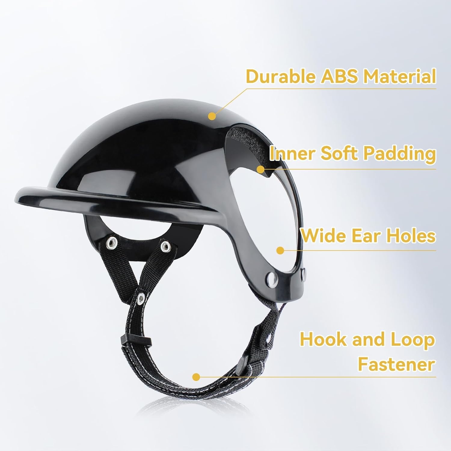 image:imageEnjoying Dog Helmets for ExtraSmall to Small Dogs Chihuahua Mixed Helmet Tiny to Small Dog Helmet Cat Hat for Outdoor Motorcycing Biking Travelling Exploring Adjustable SXSmall Without Goggles