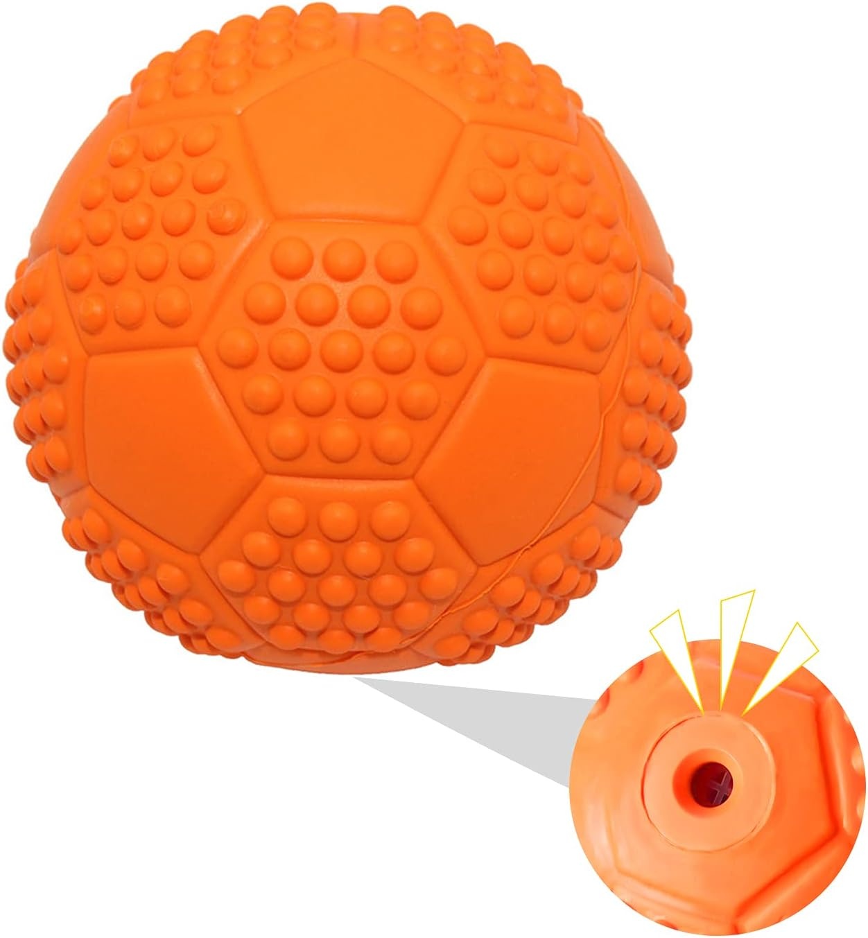 image:imageEnjoying Dog Interactive Toys 2in1 Dog Plush Squeaky Small Balls Pet Toys Halloween Xmas for Small Medium Large Dogs Blue MonsterBlue