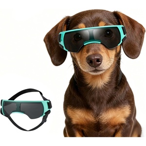 image:imageENJOYING Dog Sunglasses Small Breed AntiUV Puppy Goggles for Small Dogs Windproof Outdoor Dog Eye Protection for Driving Biking Adjustable Head amp Chin Straps Cute PinkCute Blue