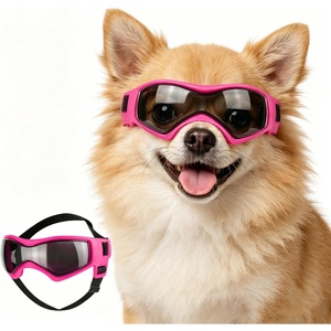 image:imageEnjoying Dog Goggles Small Breed Dog Sunglasses UV Protection Cycling Eye Protection for Small Dogs Breathable Windproof Dustproof AntiFog Adjustable Straps Classic PinkStyle Pink