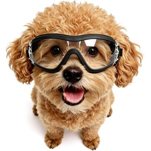 image:imageEnjoying Dog Goggles Small Breed Dog Sunglasses UV Protection Cycling Eye Protection for Small Dogs Breathable Windproof Dustproof AntiFog Adjustable Straps Classic PinkTactical Clear