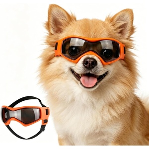 image:imageEnjoying Dog Goggles Small Breed Dog Sunglasses UV Protection Cycling Eye Protection for Small Dogs Breathable Windproof Dustproof AntiFog Adjustable Straps Classic PinkStyle Orange